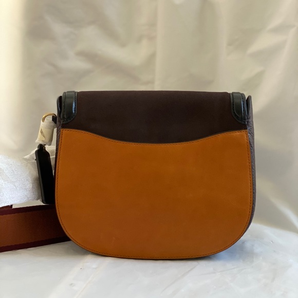 Coach Kat Saddle Bag 20 Colorblock Saffron Multi - Picture 7 of 9